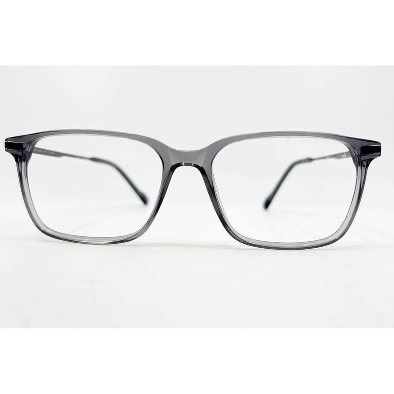 Scott Harris SHX-006 Eyeglasses Mens Gray Square Frames 53-16-145