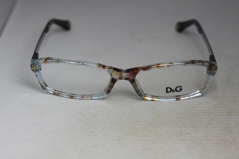 Dolce Gabbana D&G 1217 1877 Azure Flowers/Silver 51-15-130 FLEX HINGES 8572
