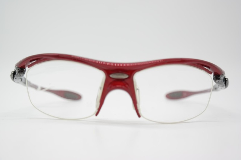 Alpina Pso Twist Four A7725 Red Black Silver Half-Rim Eyeglasses New