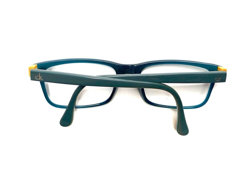 Calvin Klein Blue Orange Interior Rectangle Glasses CK5820 318 52 17 135 gallery