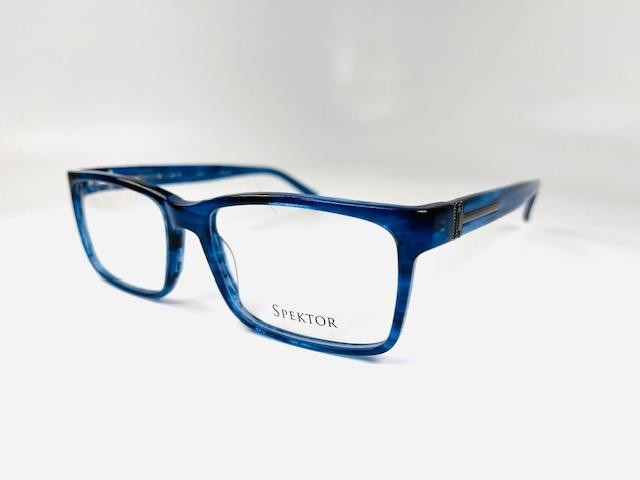 New SPEKTOR Eyewear SK-725 Blue Marble Eyeglasses 58/18/150