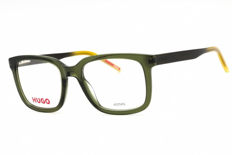 HUGO HG 1261 GP7 Eyeglasses Green Yellow Frame 51mm