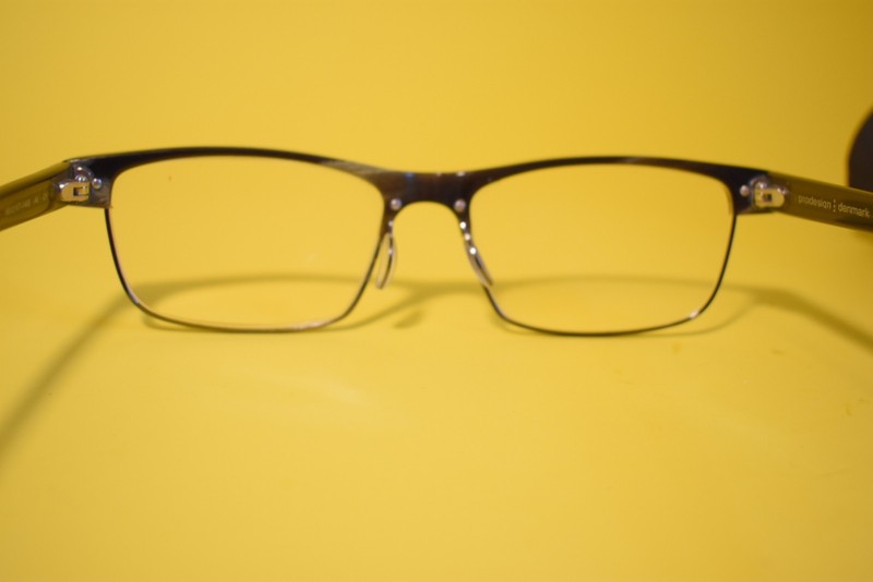 Prodesign Denmark Eyeglasses Frames 1747 c.9634 Olive clear 55-17-140 gallery