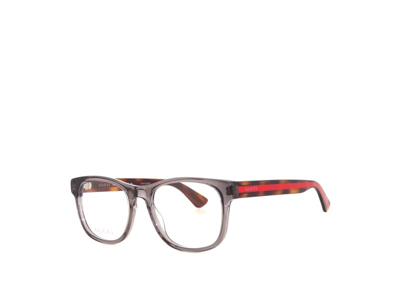 Gucci GG0004ON 0004 004 53 Gray Havana Eyeglasses 0004ON