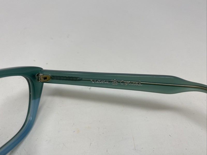 Victory Optical Cricket VC732 AQ 46-20-135 Aqua Full Rim Eyeglasses Frame 939 gallery