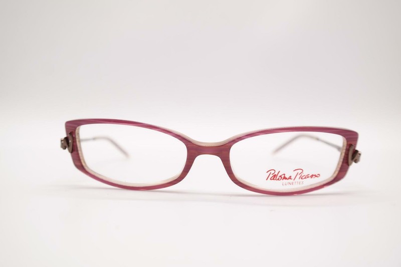 Paloma Picasso PP 052 Red Bronze Oval Glasses Eyewear Frame New
