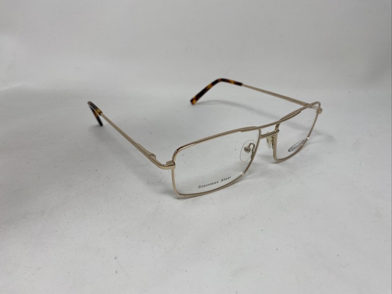 EIGHT TO EIGHTY EYEWEAR TEXAS GOLD 58/16/140 FLEX HINGE EYEGLASSES FRAME BY45 gallery
