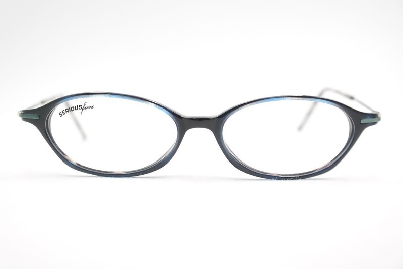 Vintage Alpina Seriousfun SF420 4 0040 60 48[]16 140 Blue/Brown Oval Glasses NOS