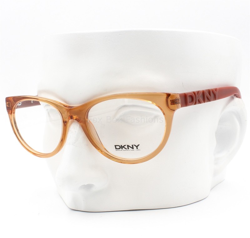 Dkny DY 4628 3566 Eyeglasses Optical Frame Glasses Crystal Brown Amber 50-17-135