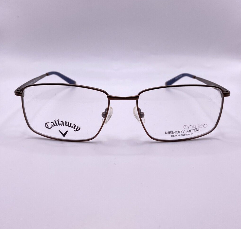 Callaway Eyewear North Shore BRN Brown Metal Eyeglasses Frame 55-17-140