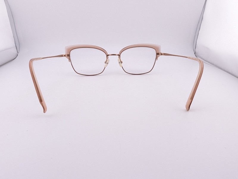 Morel Eyeglasses, Frames Only, 20069K MP15 Light Brown, 54-20-145, Metal, France gallery