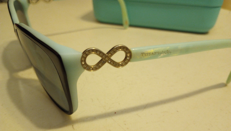 Tiffany & Co Eyeglasses, Frames only TF 4111-BF 8055 3C w/Tiffany Case 57-16-140 gallery