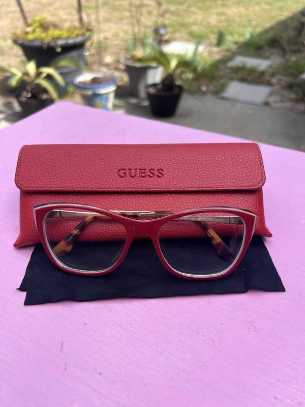 GUESS GU2804 Red & Tortoise Frames with Case Plastic Optical Eyeglass Frame