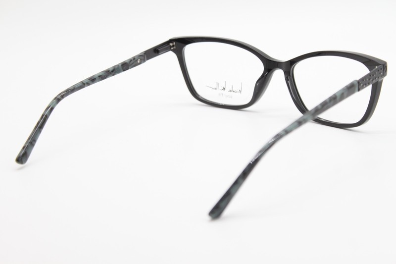 NEW NICOLE MILLER ATWATER C01 BLACK BLUE AUTHENTIC EYEGLASSES 57-17 gallery