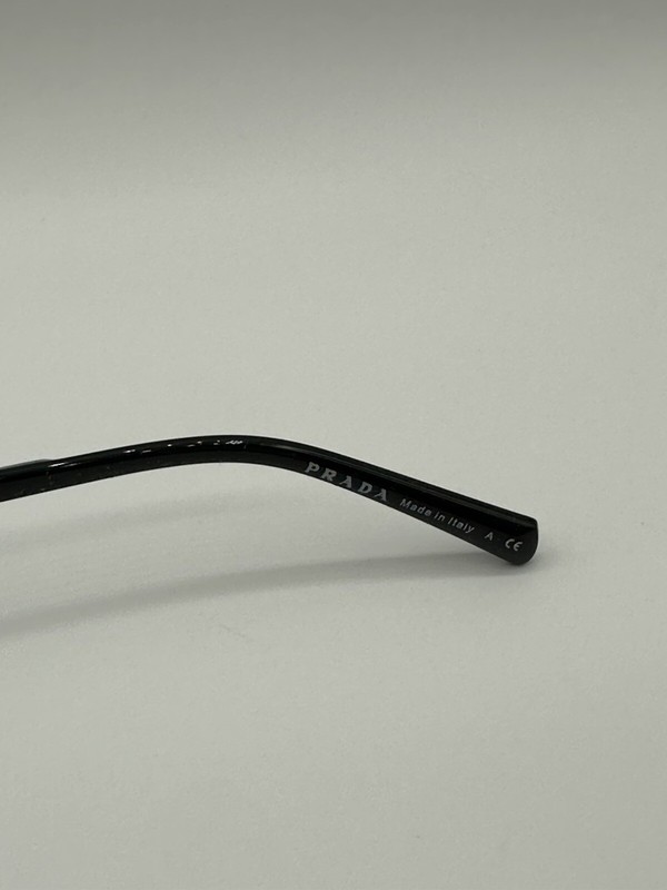 Prada Eyeglasses Frames VPR540 FAD-1O1 Black Rectangle Full Rim 54-16-135 B14 gallery