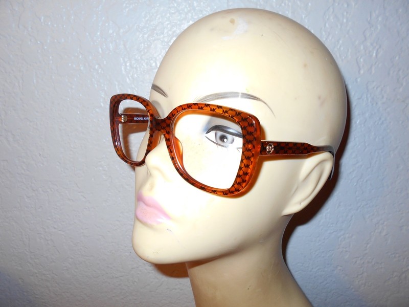 Michael Kors Perth MK 4104U 3555 MK Logo Brown Frame Sunglasses