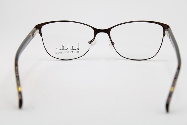 NEW NICOLE MILLER COLUMBUS C02 HAVANA BROWN GUNMETAL AUTHENTIC EYEGLASSES 55-16 gallery