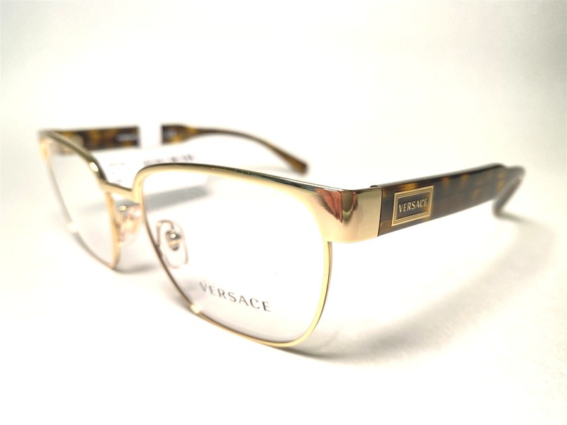 NEW Men’s Versace MOD VE1264 1460 Eyeglasses Frames Gold & Tortoise 54/18~140