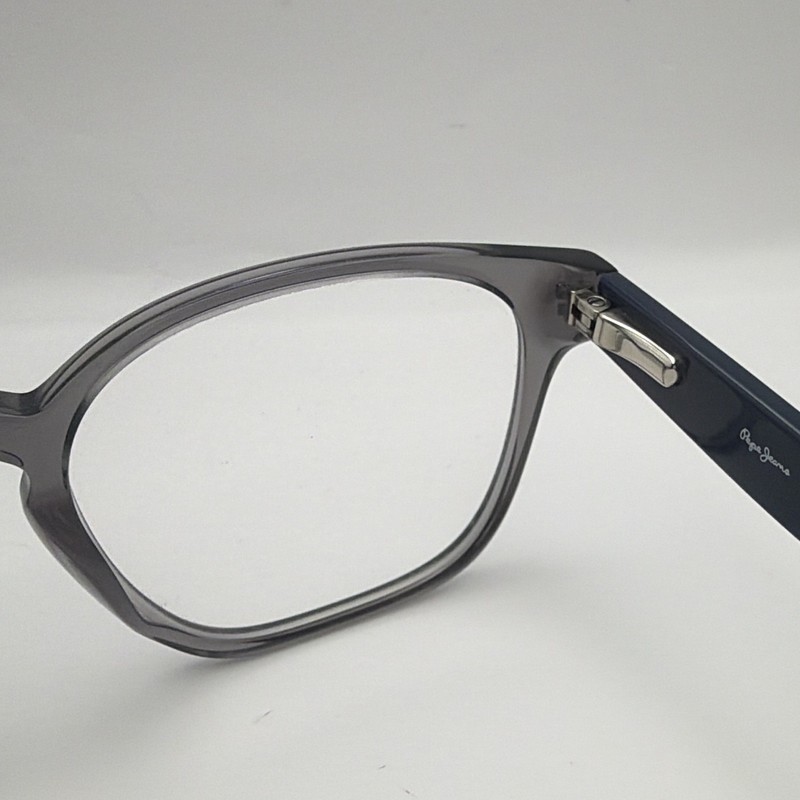 Pepe Jeans Geralt PJ3514 988 Gray Square Plastic Full Rim Frames 51/19 145 gallery