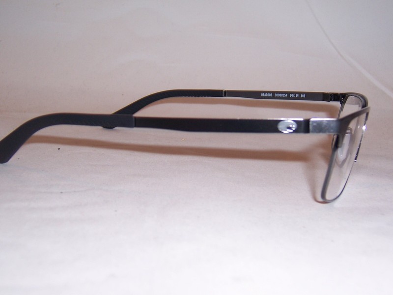 NEW COSTA DEL MAR EYEGLASSES 06A3008 BLACK 3008-01 54mm RX AUTHENTIC 3008 gallery