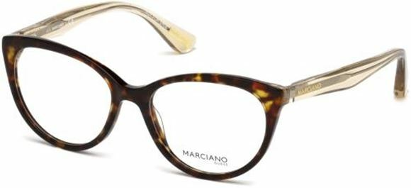 Marciano By Guess GM0315 052 Tortoise Plastic Cat Eye Eyeglasses Frame 52-16-135