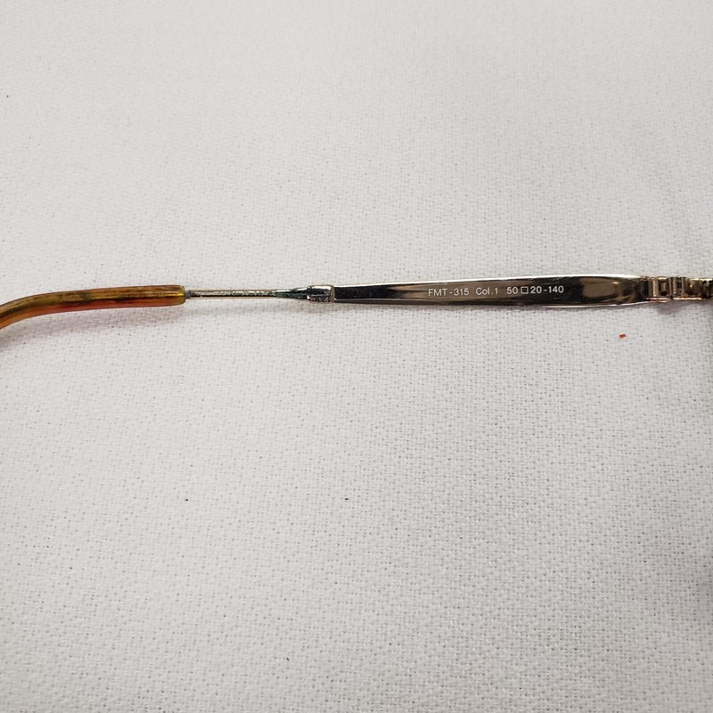 1980s Round Harry Potter Type Frames Sz 50 Gold Tortoise gallery