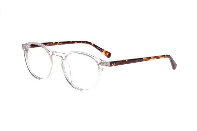 NEW Brooklyn Clear & Tortoise ELLISON Eyeglasses 49/20/150