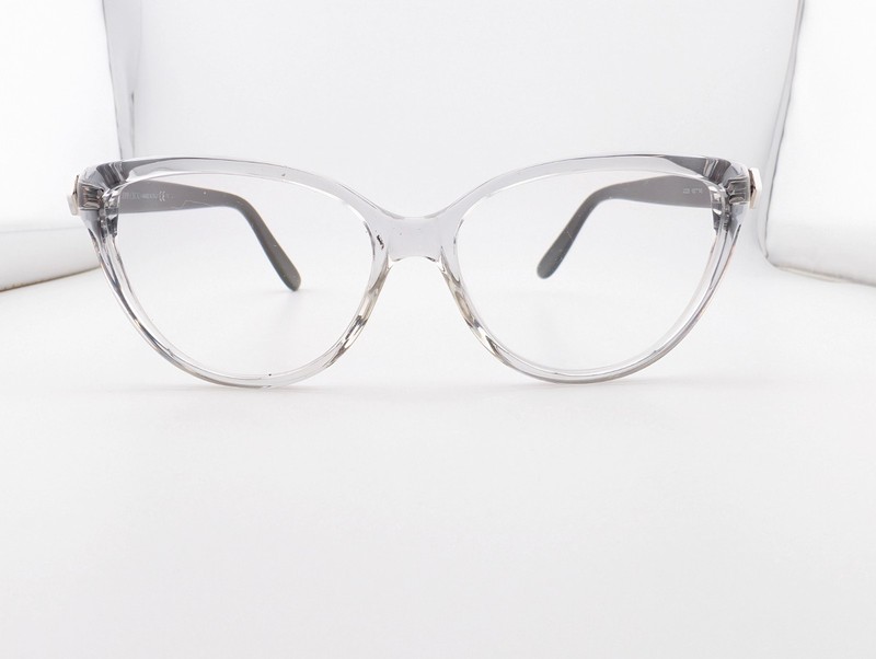 Jimmy Choo Eyeglasses, Frames Only, JC226 KB7 Crystal Smoke, 53-15-145, Italy gallery