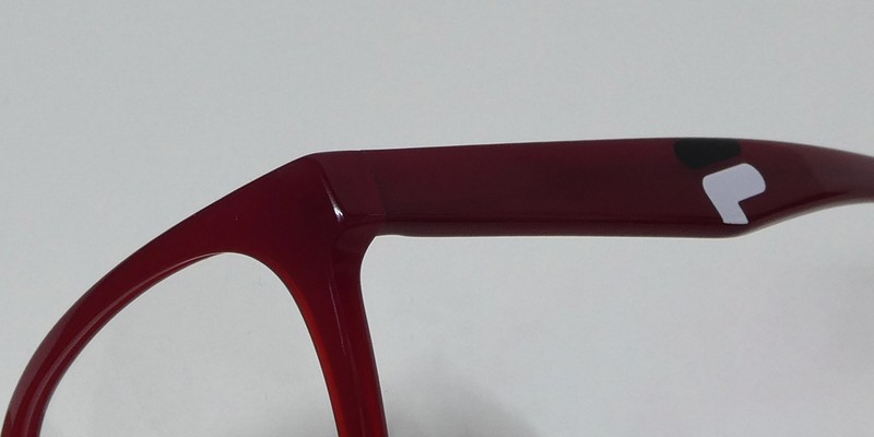 NEW FILA VFI177 GLASSES FULL-RIM WOMENS SQUARE PLASTIC 51-16-140 BURGUNDY RED gallery