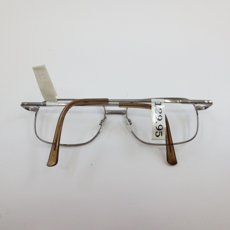 OW 92 COL 20 Aviator Eyeglasses Frames Gunmetal Square Double Bridge 53-17-140 gallery