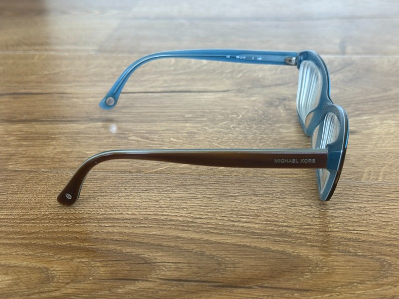 MICHAEL KORS MK 257 235 Brown/Baby Blue 50-17-130 Youth Eyeglasses Frames ONLY gallery