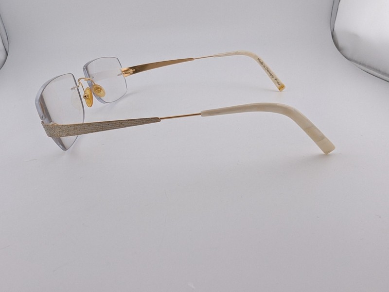 Flair Eyeglasses, Frames Only, FLAIR 976 Col 534, 52-17-135, Metal, Germany gallery
