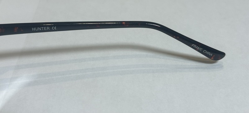 Limited Editions HUNTER Amber Tortoiseshell Eyeglass Frames 56-15-140 – New gallery
