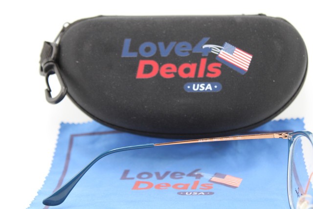 NEW RAY-BAN RB 7140 5853 BLUE BRONZE AUTHENTIC EYEGLASSES 51-20 gallery