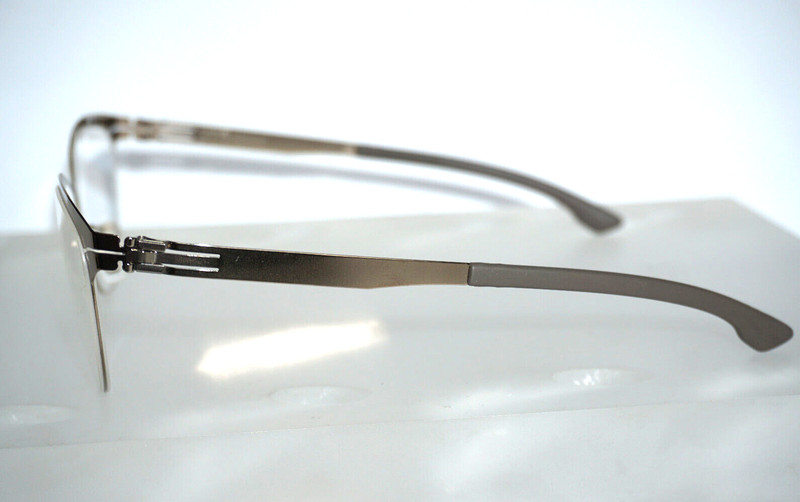 NEW AUTHENTIC IC BERLIN MODEL THE INGENUE SHINY BRONZE EYEGLASSES gallery