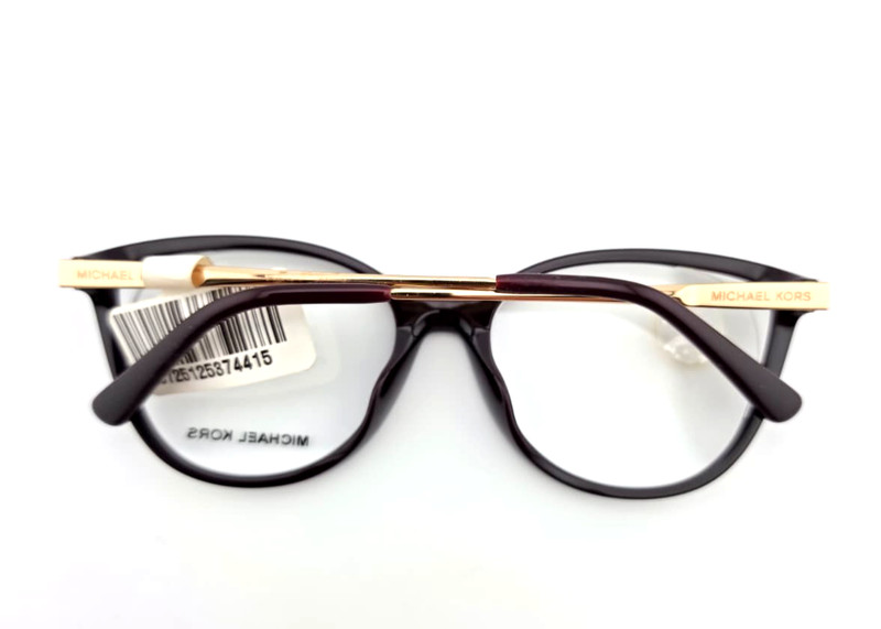 MICHAEL KORS MK4086U RIGA 3344 PURPLE GOLD UNISEX AUTHENTIC EYEGLASSES 52-17-140 gallery