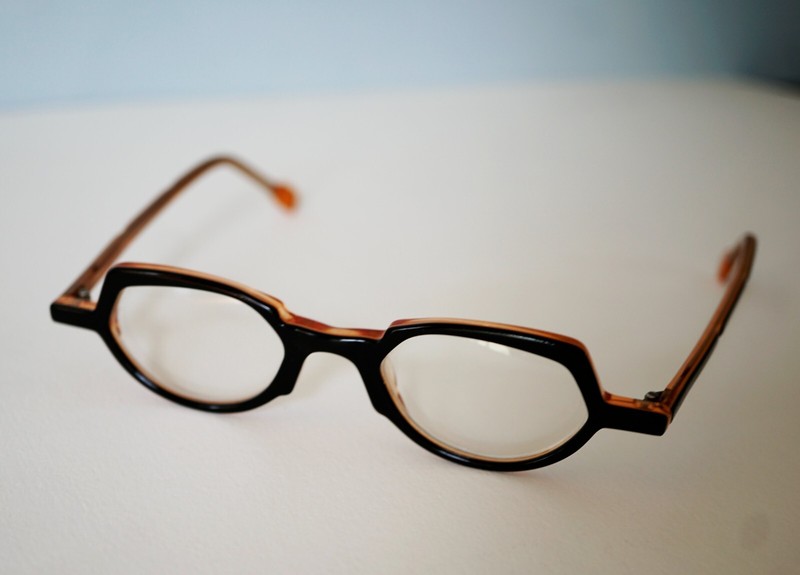 Rare Vintage ANNE ET VALENTINE Lunettes Luxury Eyeglasses France Oval lens gallery