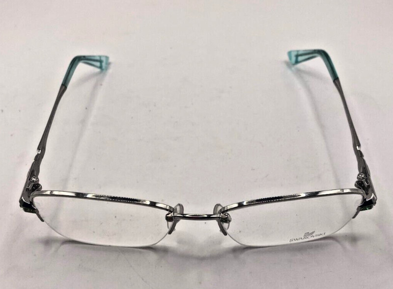 SWAROVSKI EYEGLASSES FRAMES ONLY NEW SW5001 MULTICOLOR HALF RIM 53-17-130 gallery