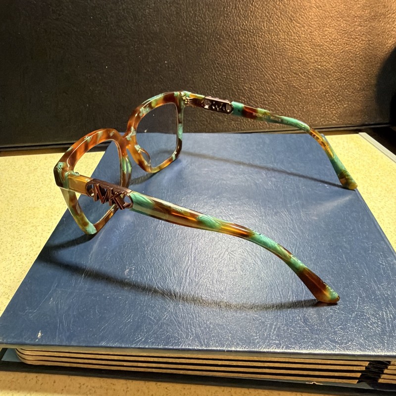 Michael Kors MK 4119U nassau teal graphic tortoise 4000 Eyeglasses square frame gallery
