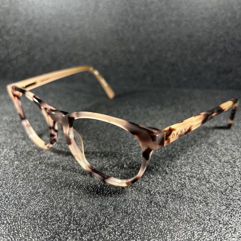 NEW DKNY Women’s Eyeglasses DK5000 265 Brown Pink Tortoise Tan Nude 51-18-135