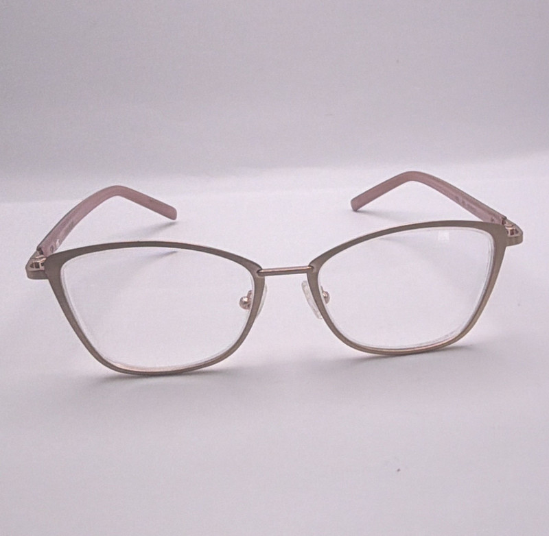 Vera Wang V553 RO Rose Gold Metal Full Rim Eye Frames Women 52/16 135 -5063
