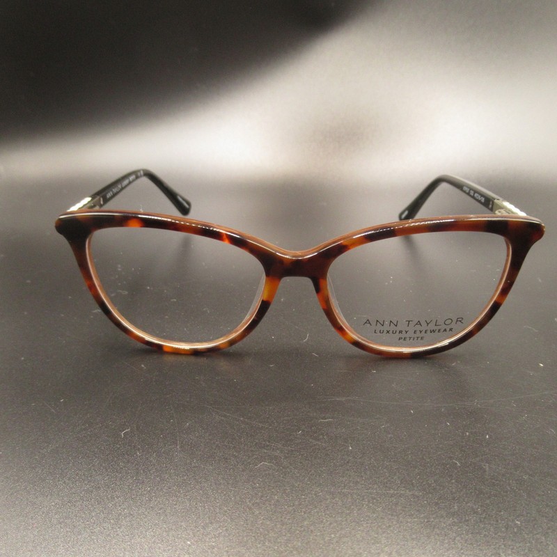 Ann Taylor Eyeglass Frames ATP027 C02 Luxury Petite Tortoiseshell Cat Eye