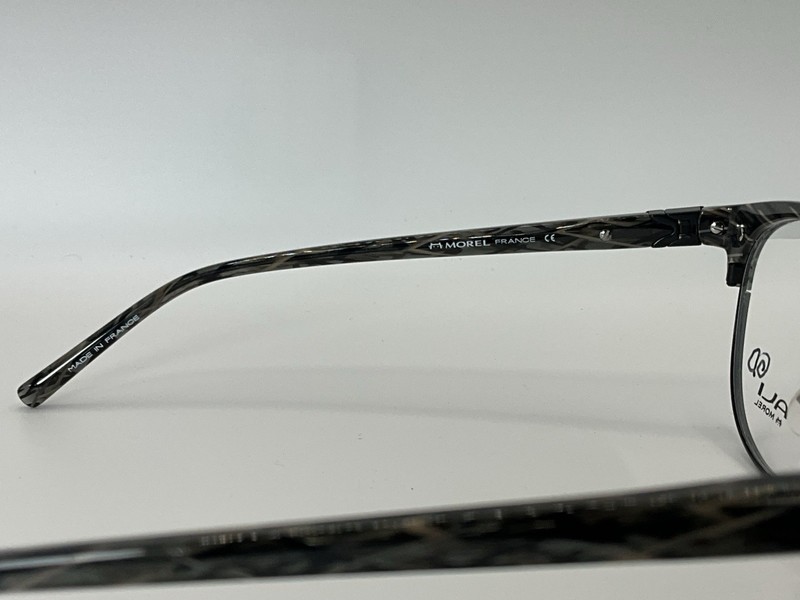 Koali by Morel 8199K NN030 Black Acetate Round Full Rim Eyeglasses 49-17-135 gallery