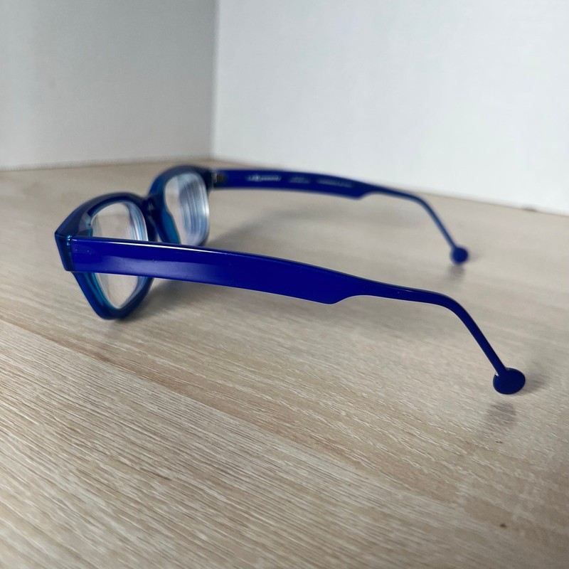 L.A. Eyeworks Boaz 310 Eyeglasses One Pair Blue Frames ONLY 51-22-127 Italy gallery