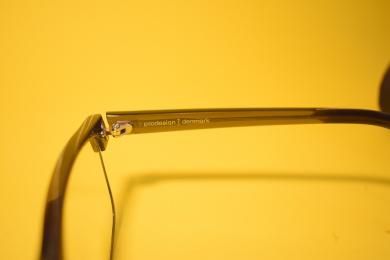 Prodesign Denmark Eyeglasses Frames 1747 c.9634 Olive clear 55-17-140 gallery