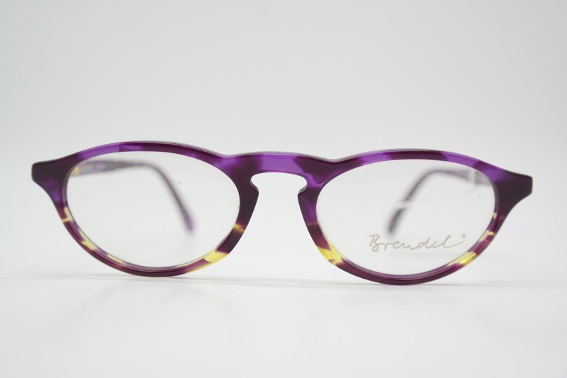 Vintage Brendel 4036 Violet Brown Oval Eyeglasses