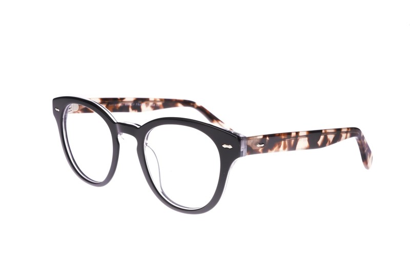 New SUCCESS XPL Black on Crystal MANDY Eyeglasses 48/22/140