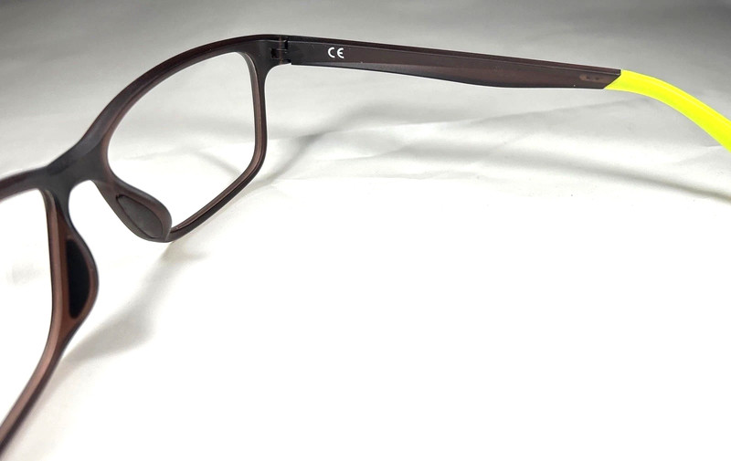Nike 7118 207 Live Free Eyeglasses Frame, Matte Brown Neon, Size: 55-14-140 gallery