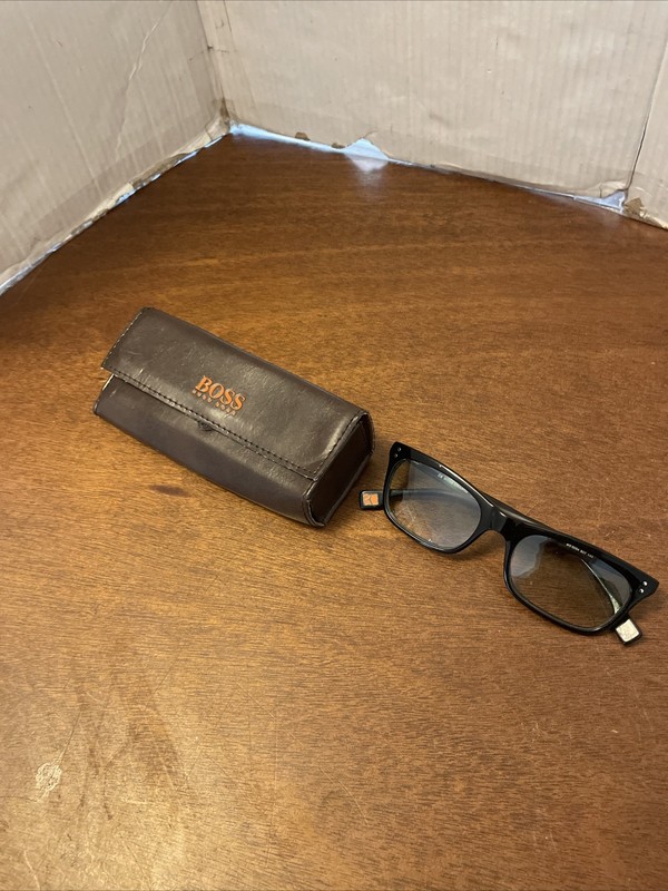 Hugo Boss Orange Mens Eyeglasses BO 0054 807 140 Full Thick Rim Square