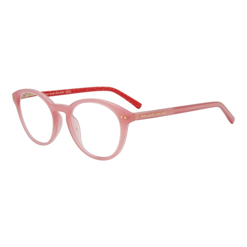 Kate Spade KS Kinslee 35J Pink Plastic Round Eyeglasses 48mm